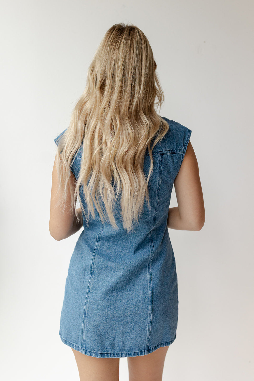 mode, kimora denim dress
