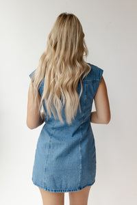 mode, kimora denim dress