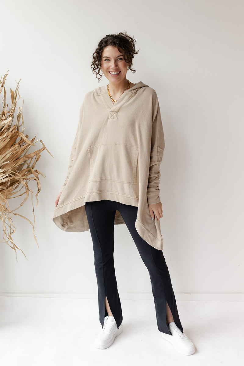 mode, polly oversized poncho