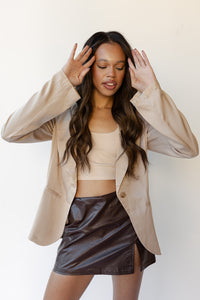 mode, satin blazer quest