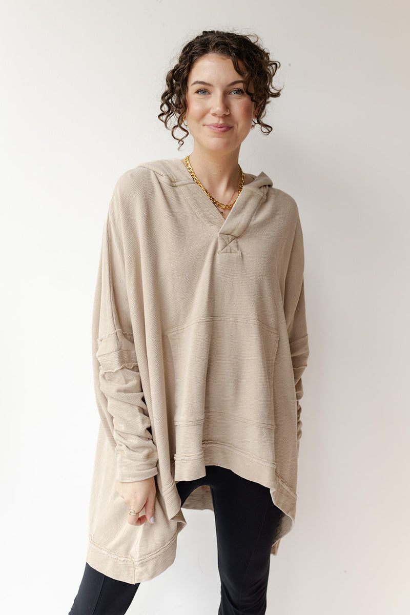 mode, polly oversized poncho