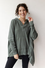 mode, polly oversized poncho