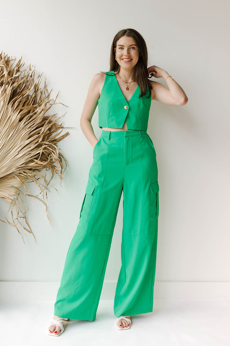 mode, gwen v-neck vest