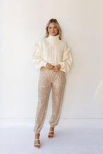 mode, last minute plans sequine pants