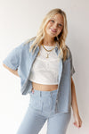 mode, dorothy denim button down shirt