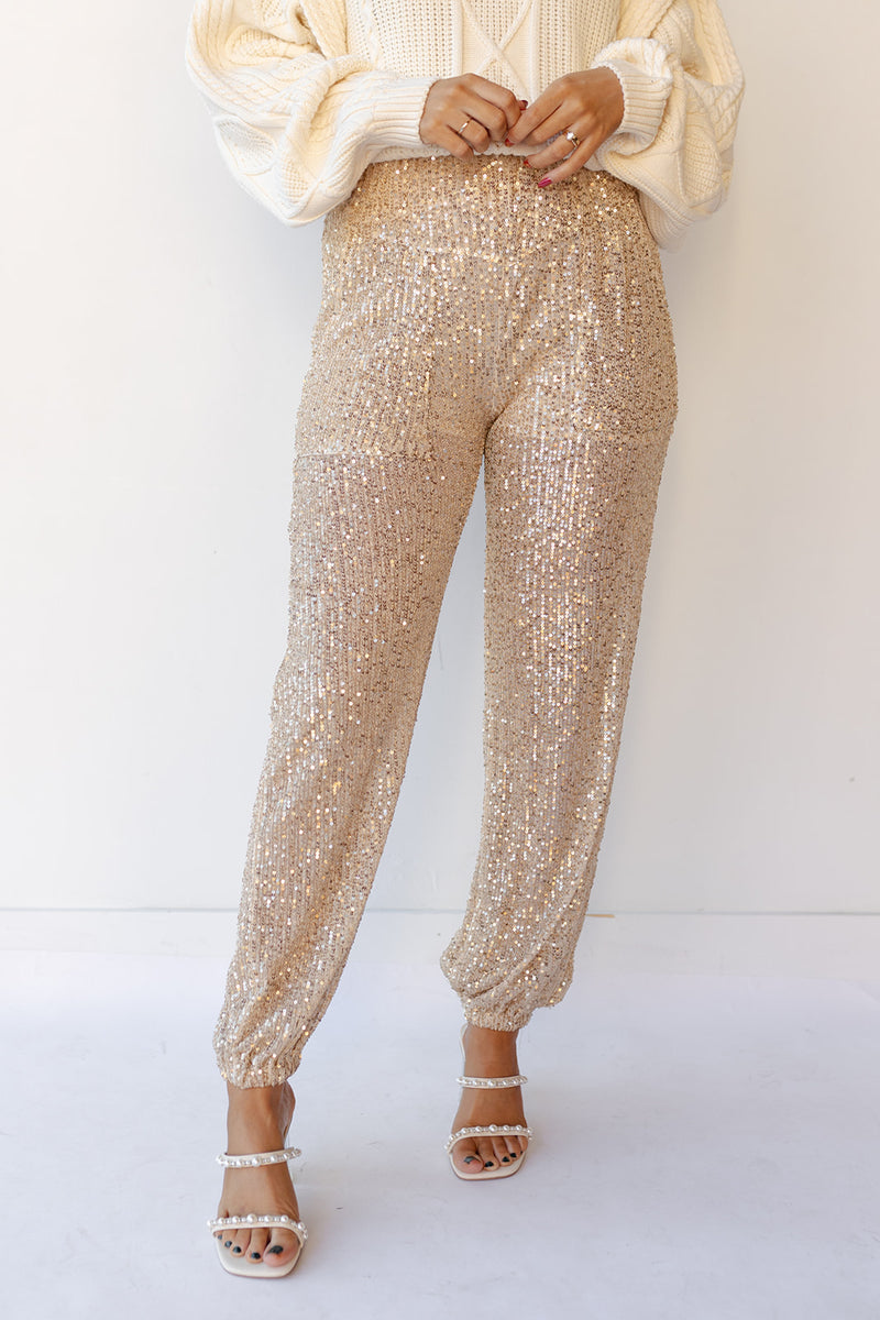 mode, last minute plans sequine pants