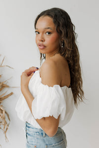 mode, vienna off shoulder top
