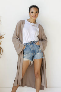 mode, marisol linen cardigan