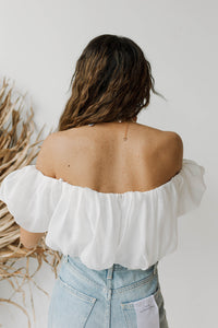 mode, vienna off shoulder top
