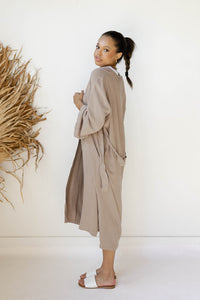 mode, marisol linen cardigan