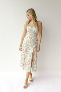 mode, juliet floral satin dress 2.0