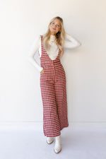 mode, penelope houndstooth jumpsuit