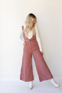 mode, penelope houndstooth jumpsuit