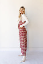 mode, penelope houndstooth jumpsuit