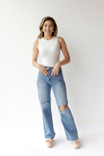 mode, round neck sleeveless bodysuit