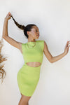 mode, geo mini dress