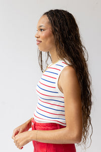 savvie striped top