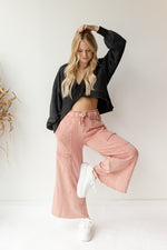 delilah terry knit pants