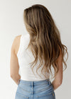 mode, round neck sleeveless bodysuit