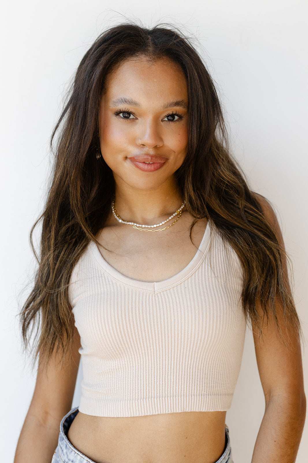 mode, lorelei ribbed crop tank