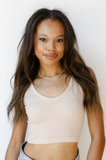 mode, lorelei ribbed crop tank