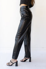 mode, justice leather pants