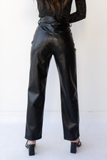 mode, justice leather pants