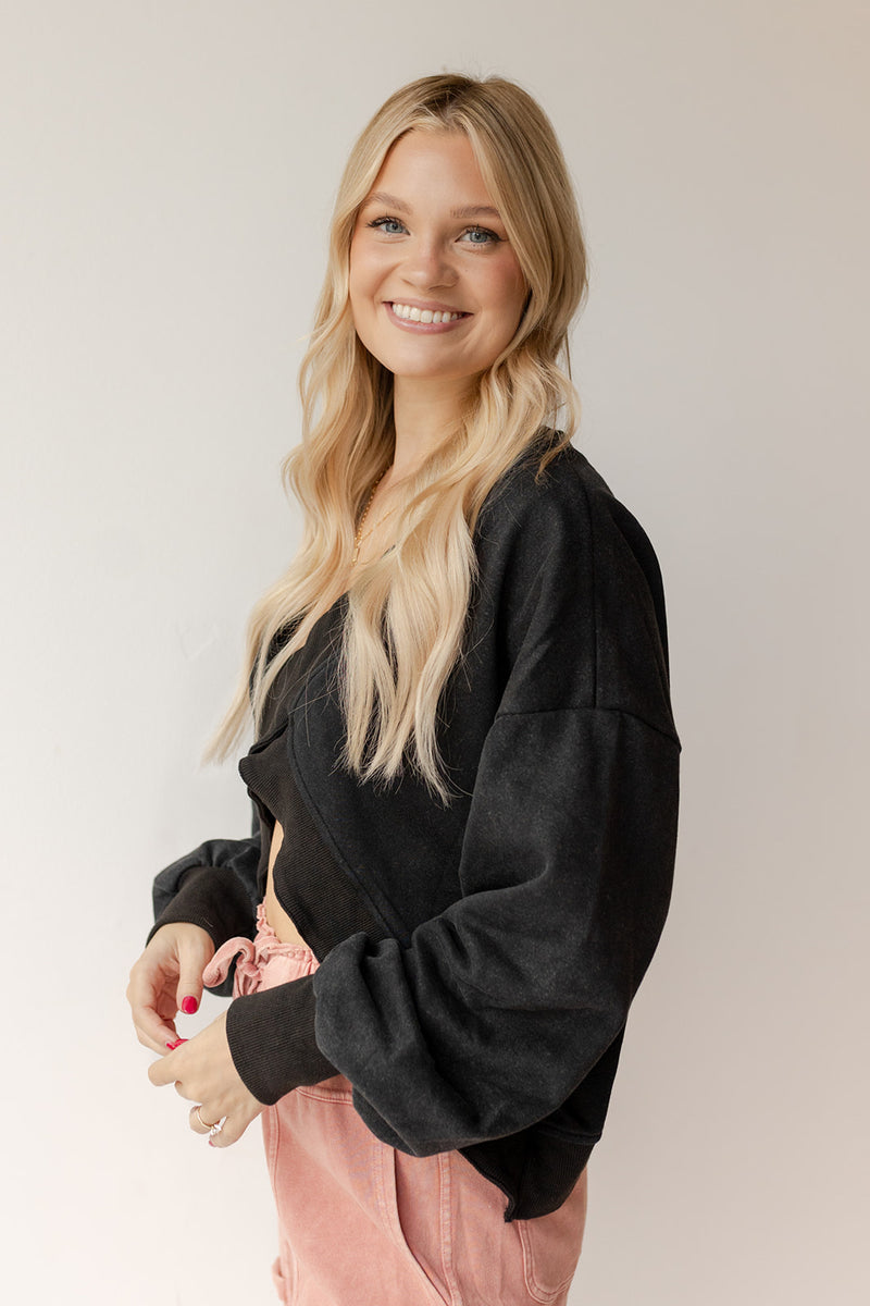mode, twist + shout sweatshirt