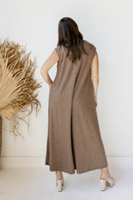 mode, nellie checkered jumpsuit