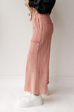 mode, delilah terry knit pants