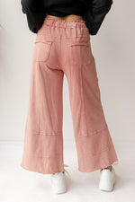mode, delilah terry knit pants