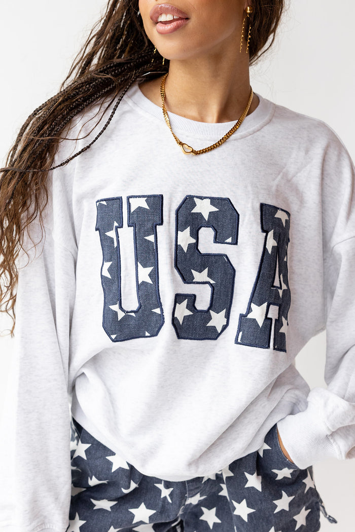 usa crewneck