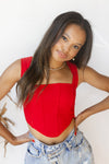 mode, joan corset top