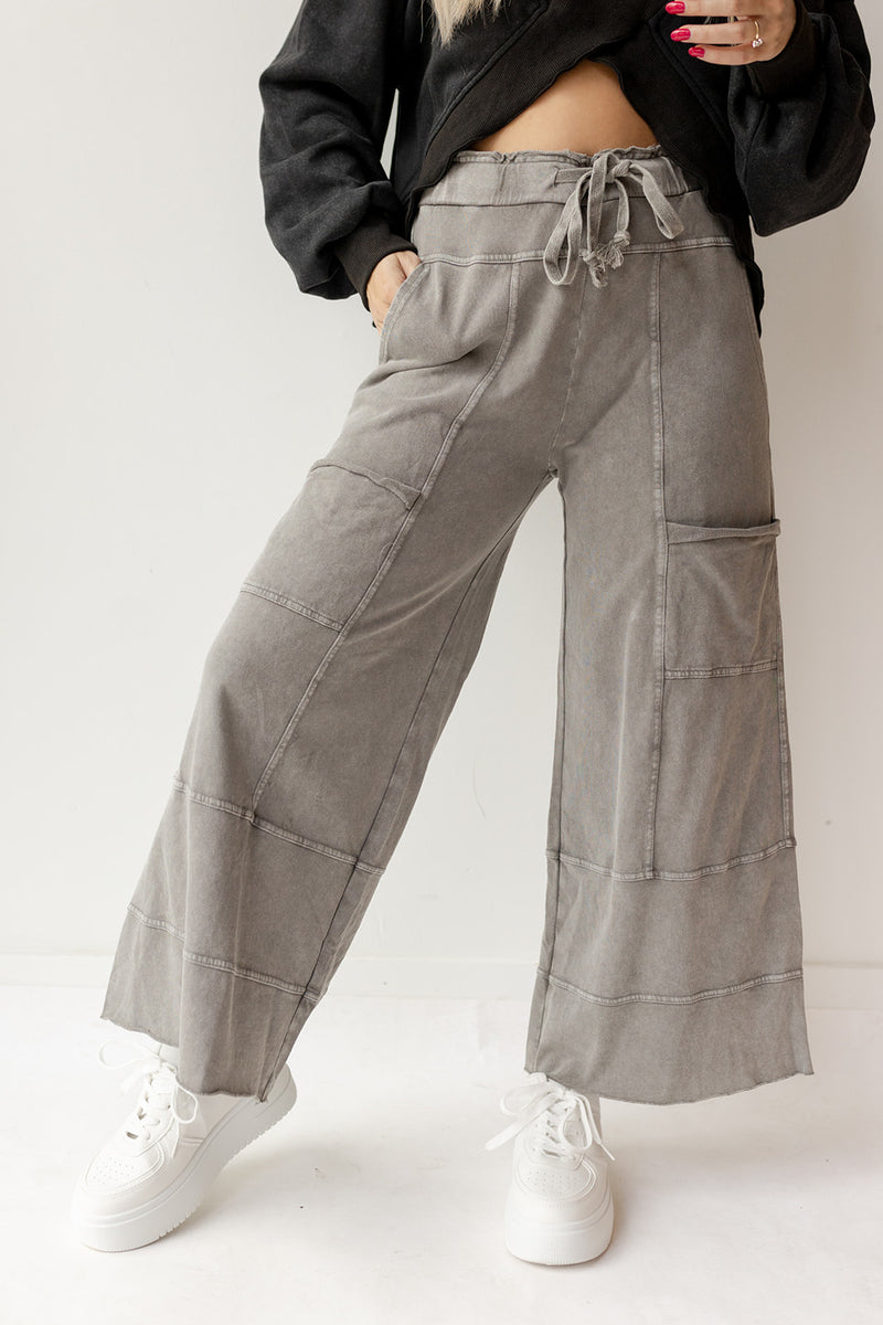 mode, delilah terry knit pants