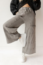 mode, delilah terry knit pants