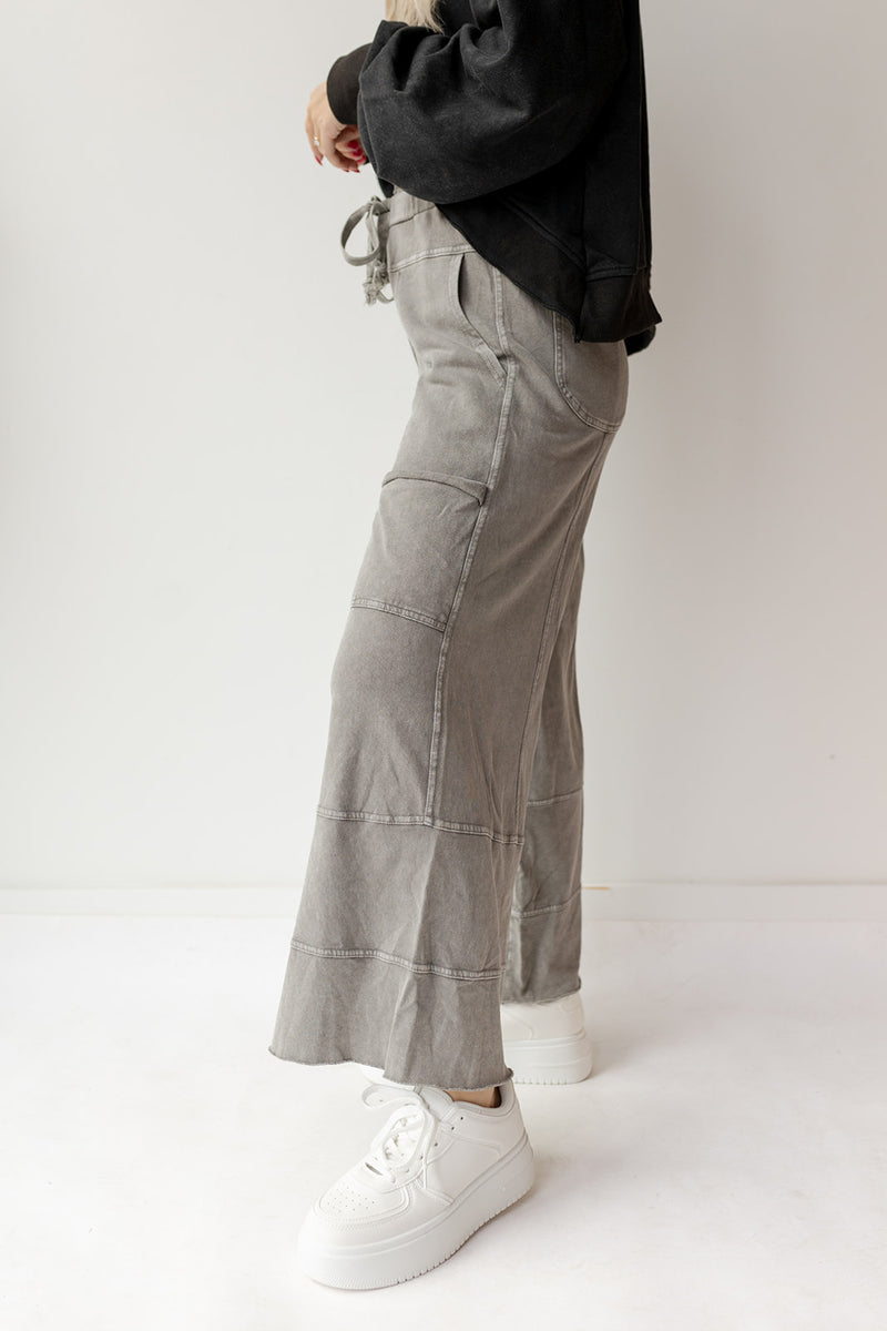 mode, delilah terry knit pants