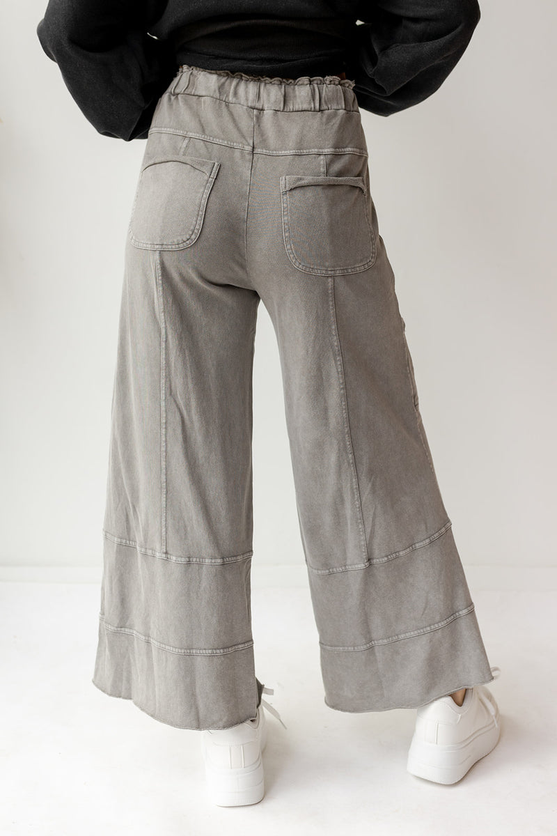 mode, delilah terry knit pants