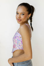 mode, acacia floral top