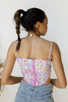 mode, acacia floral top