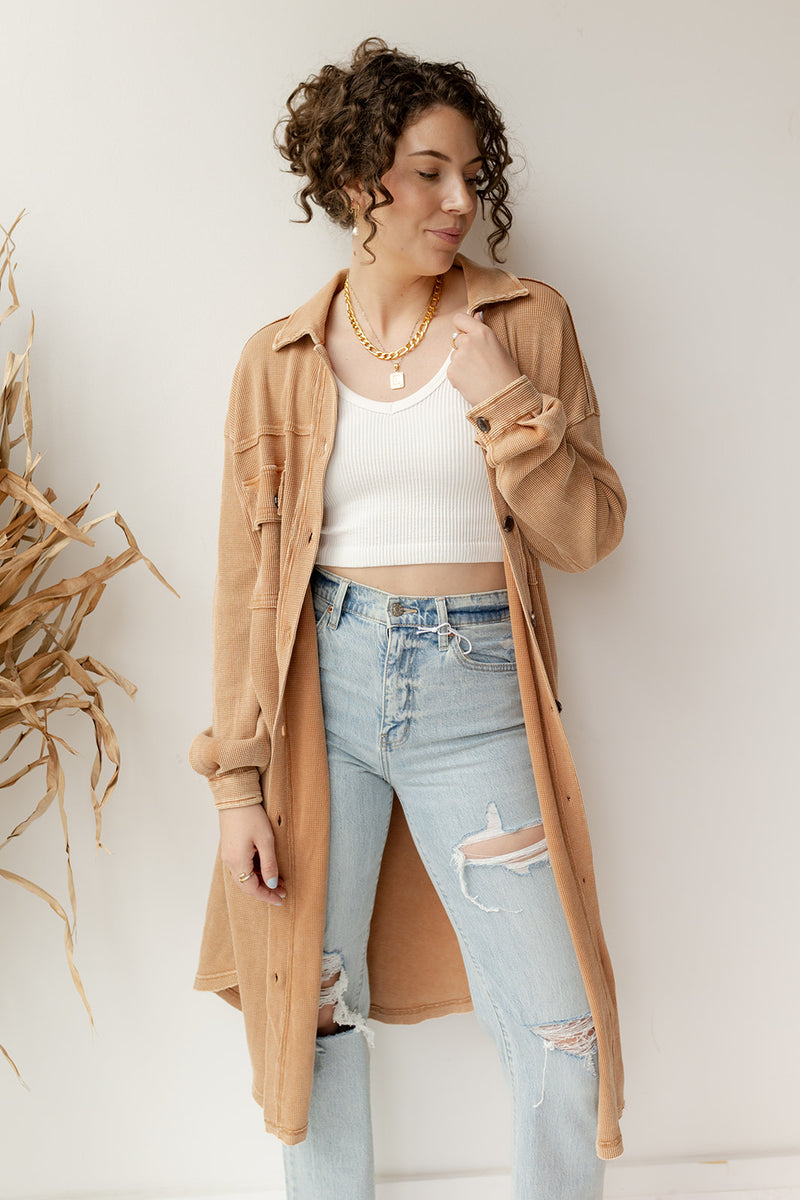 mode, kensley waffle knit shacket dress