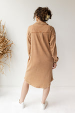 mode, kensley waffle knit shacket dress