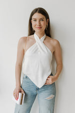 mode, that girl satin halter top