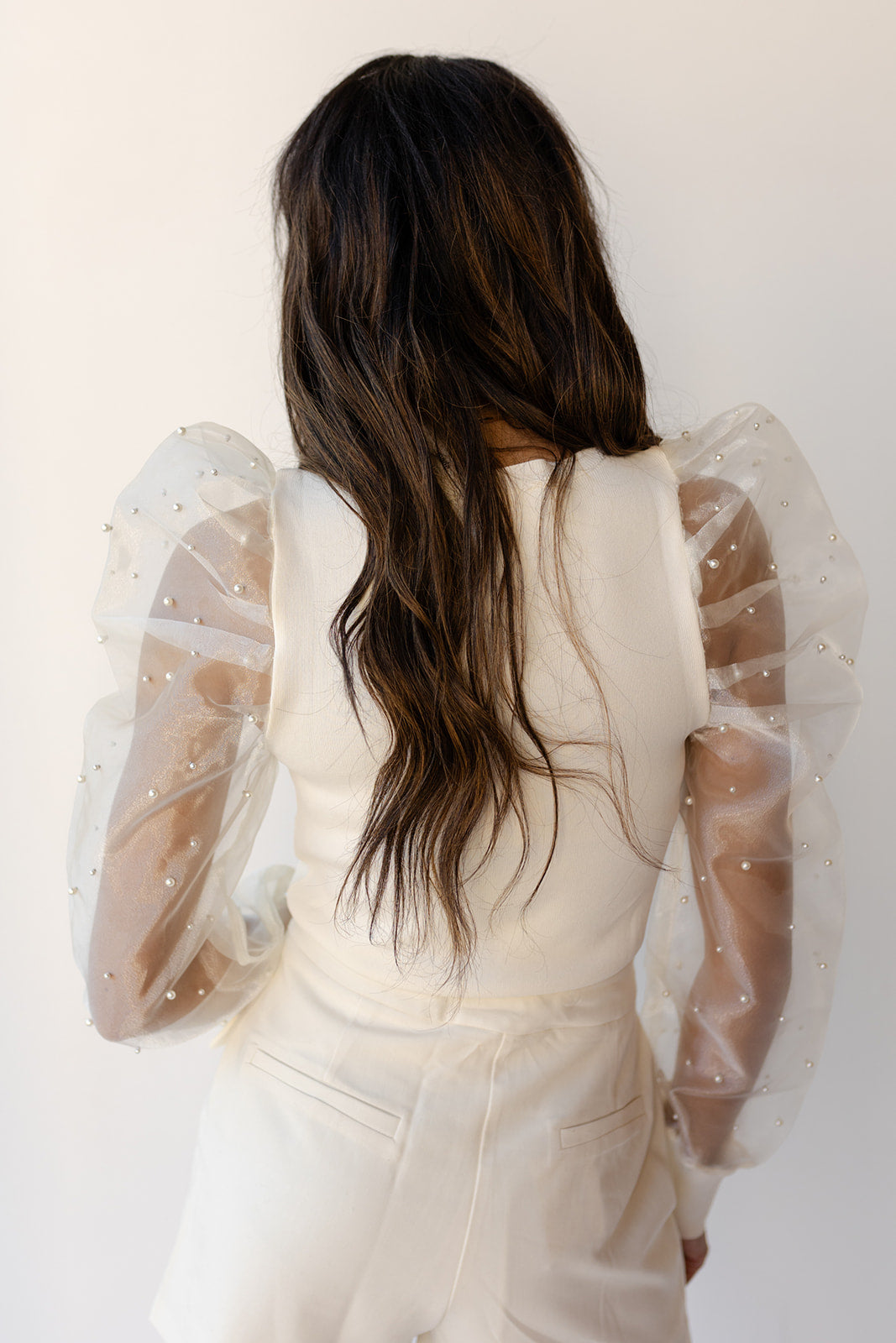 mode, queen of gems puff sleeve top