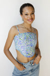 mode, acacia floral top