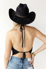 mode, april scarf knit halter top