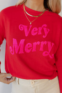 mode, very merry sweatshirt