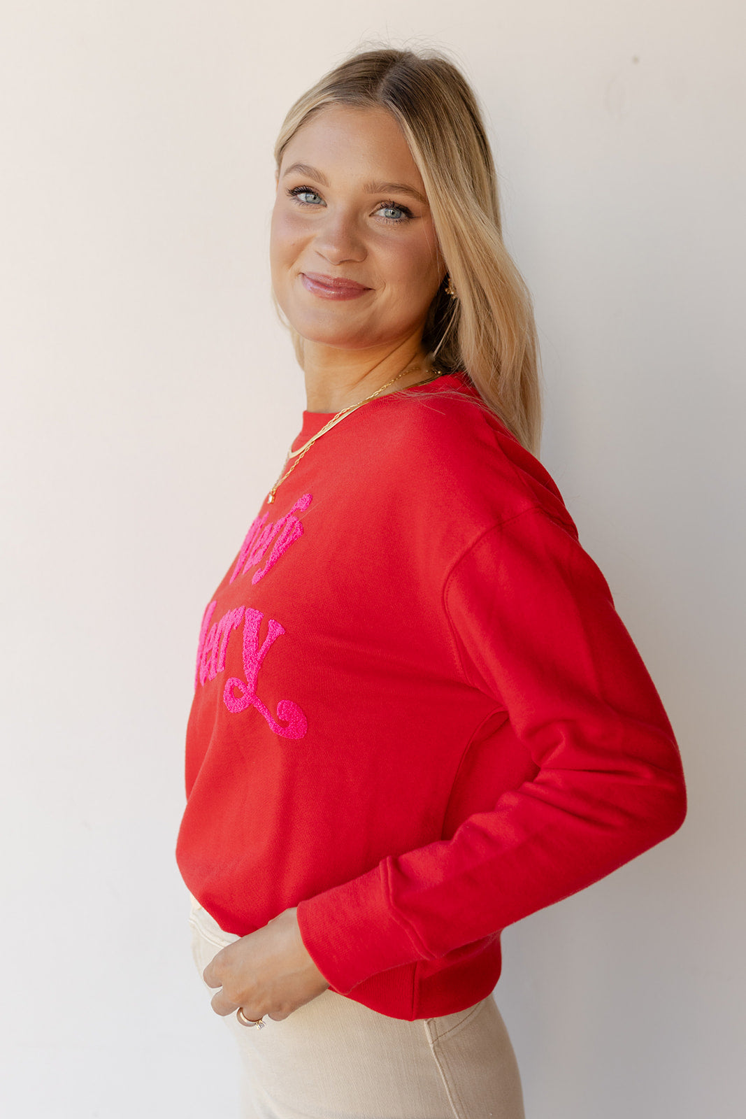 mode, very merry sweatshirt