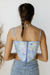 mode, acacia floral top