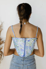 mode, acacia floral top