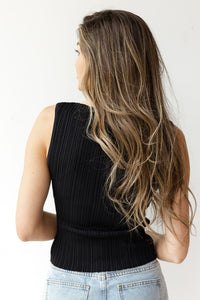 mode, ryan ribbed knit top